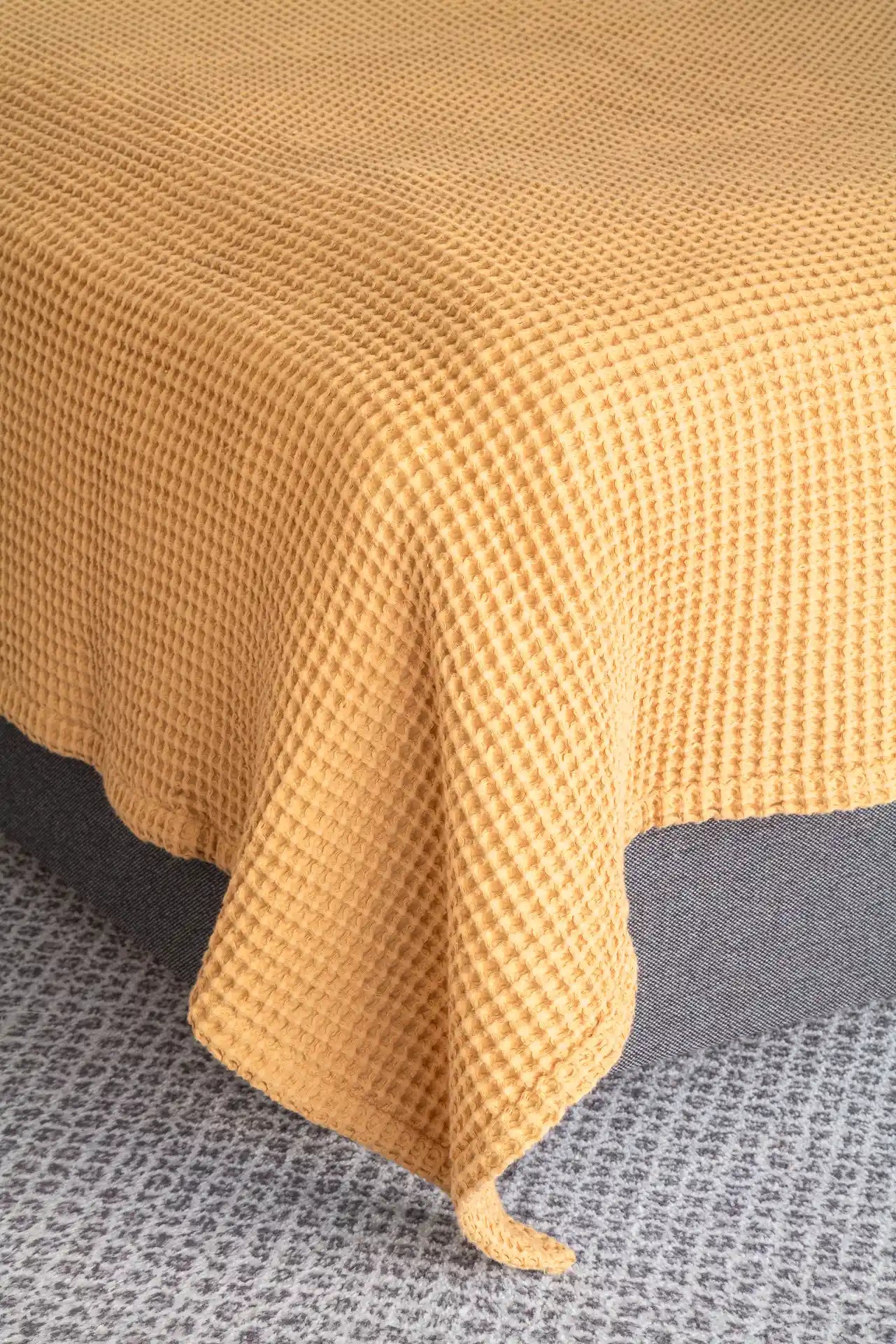 Waffle 100% Cotton Blanket/ Bed Cover