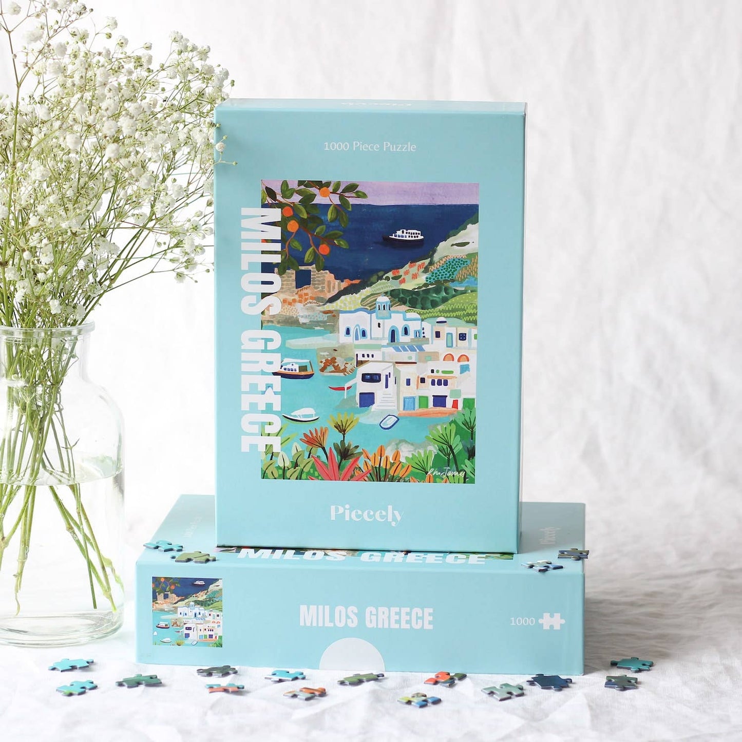 Milos Greece puzzle, 1000 pieces