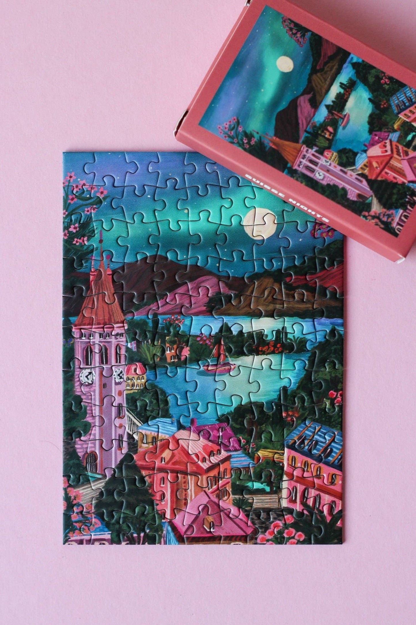 Suisse Nights mini puzzle, 99 pieces
