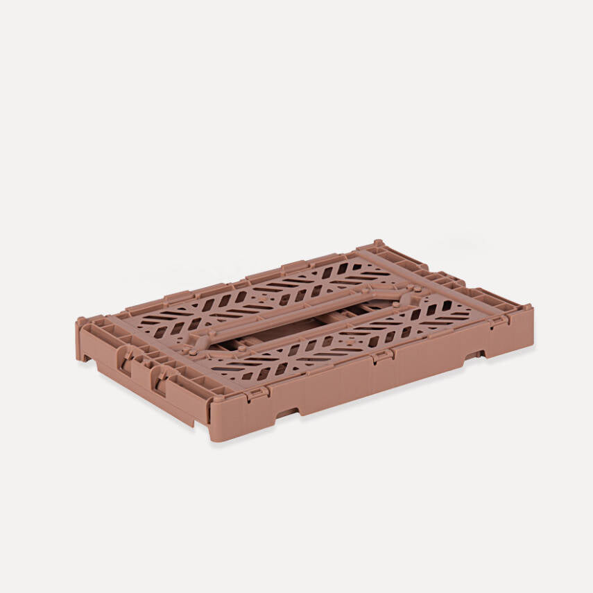 Minibox Folding Crates Warm Taupe