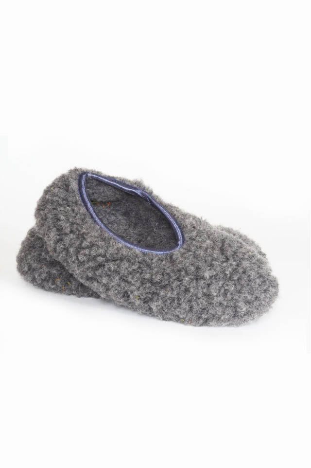 Merino Ballerina Slippers - Graphite