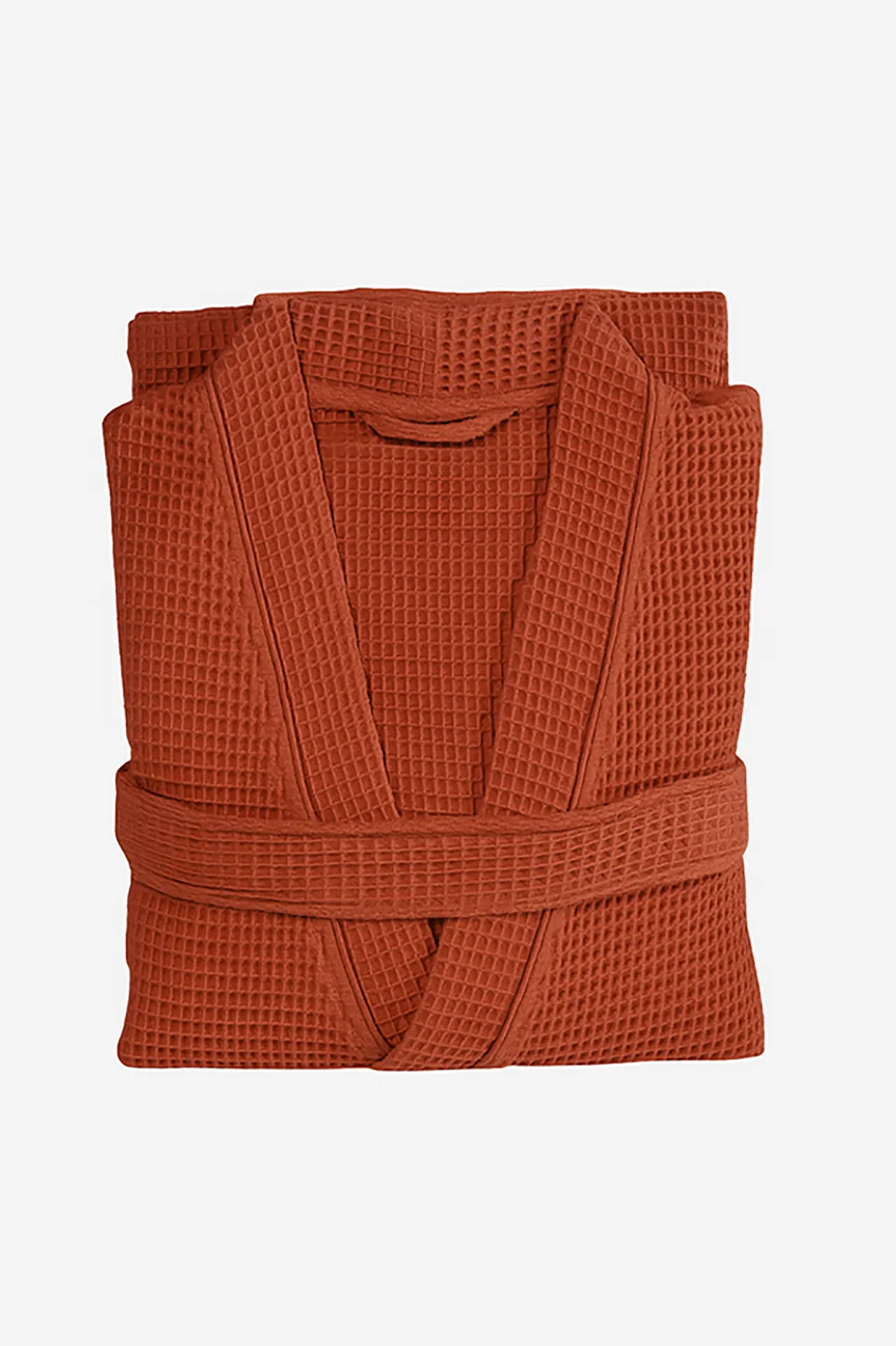 Pamuk Waffle Bathrobe – Terra 100% cotton