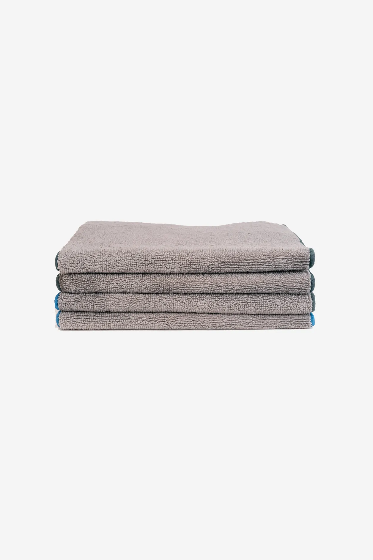Hand & Face Towels - Colored Stitch Details - 100% Cotton