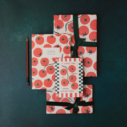 Tomatoes Notebook | Plain Page Journal | Blank Notebooks