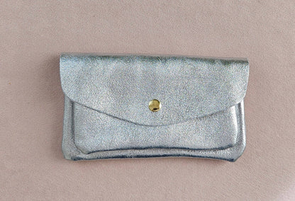 Kangaroo double pocket leather wallet