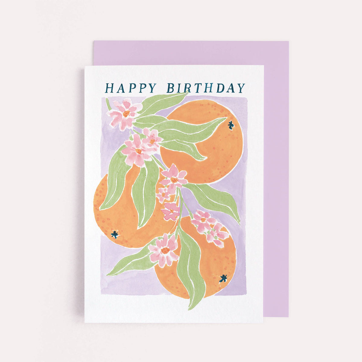Oranges Birthday Card | Art Card | Female Birthday Cards