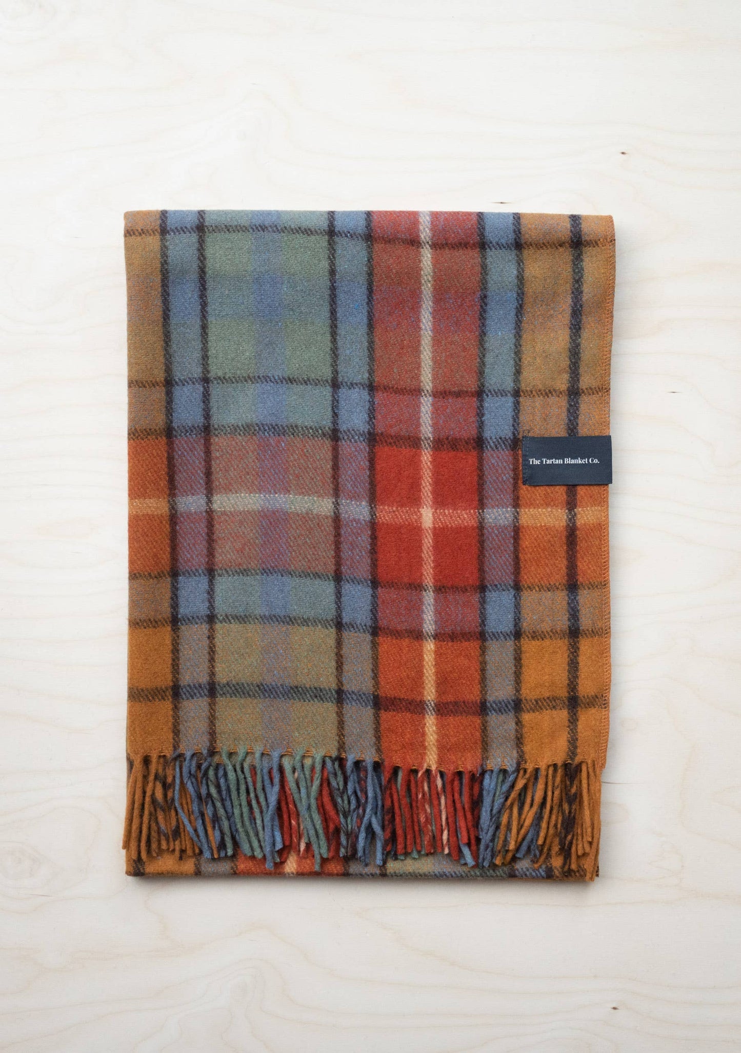 Recycled Wool Blanket in Buchanan Antique Tartan