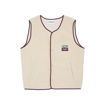 Wanderlust Fleece Vest - Beige: Beige