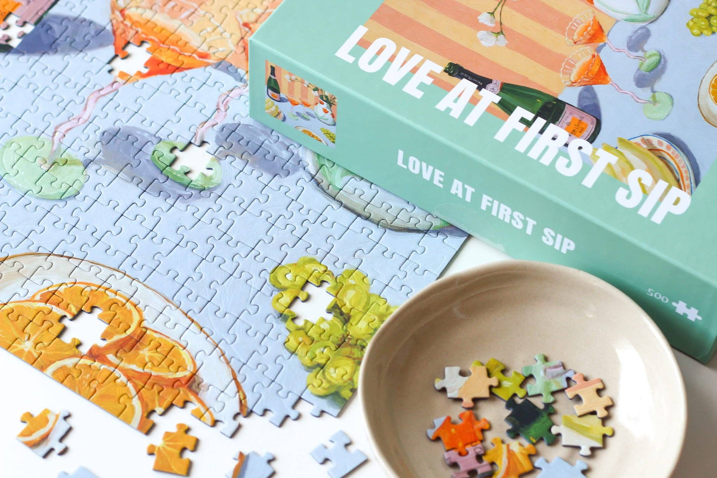 Puzzle "Love at First Sip", 500 pieces