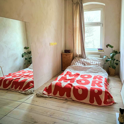 Klekks No. 11 - Wool Blanket: Red