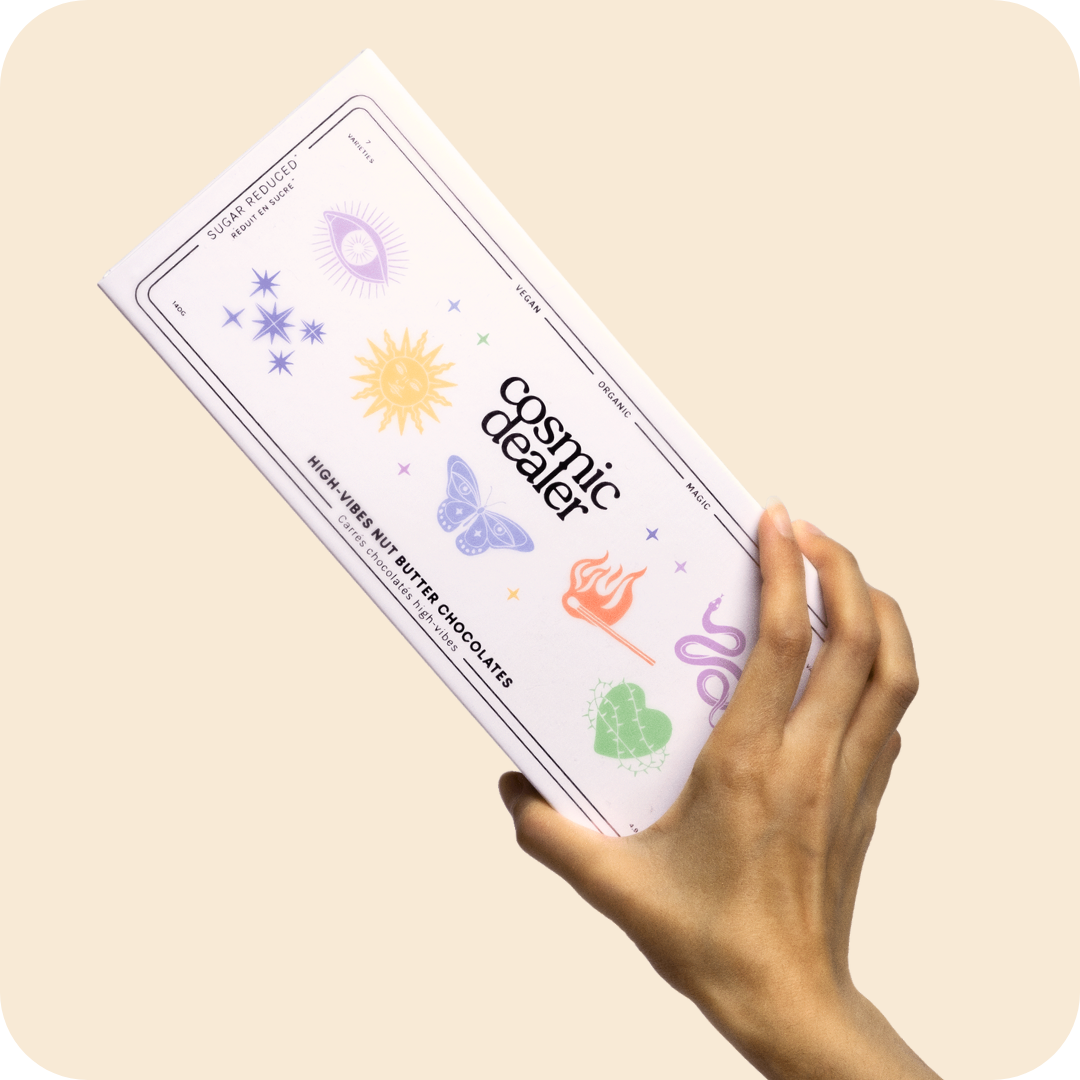 Gift box of 7 nut butter chocolates - Christmas selection