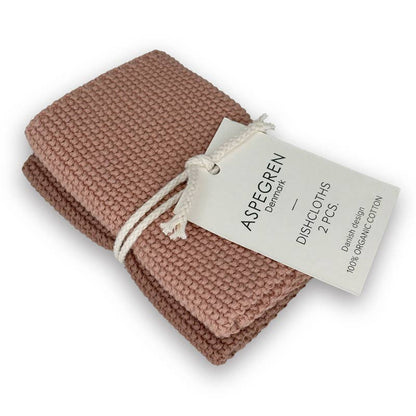Knitted Dishcloths – Solid – Scandinavian Design: 25x25 cm