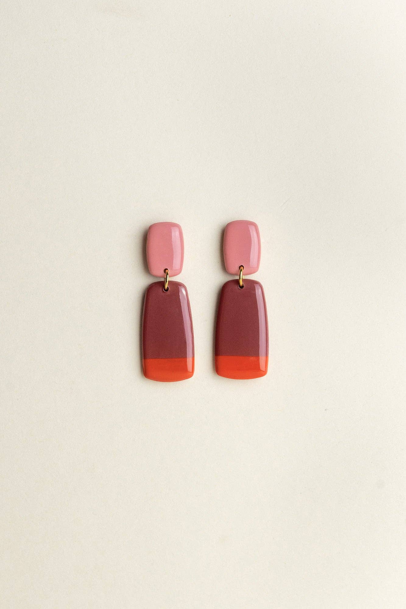 Earrings Juna - Bloom / Mauve / Sunset