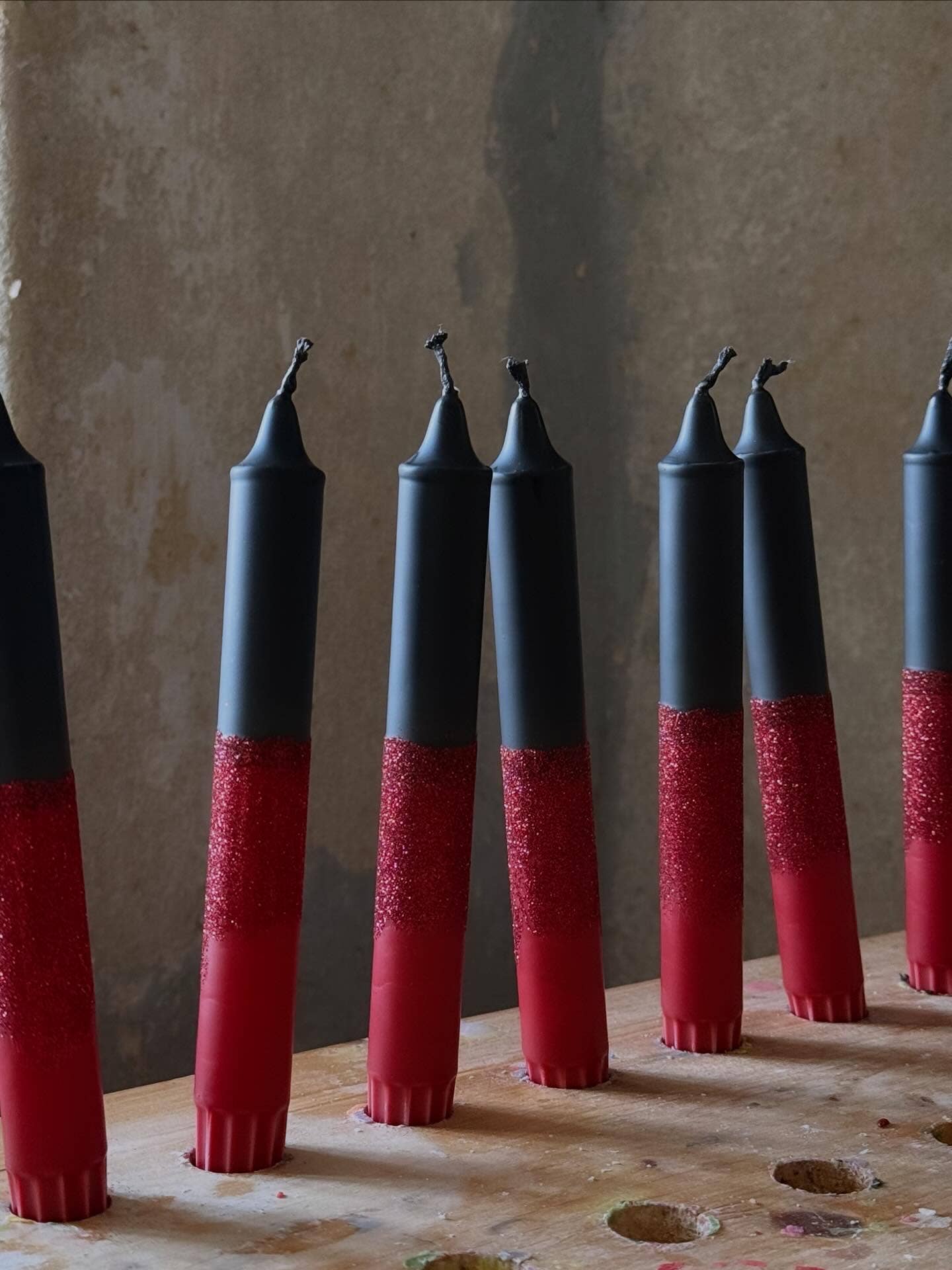 DIP DYE CANDLES SET OF 3