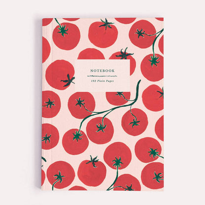 Tomatoes Notebook | Plain Page Journal | Blank Notebooks