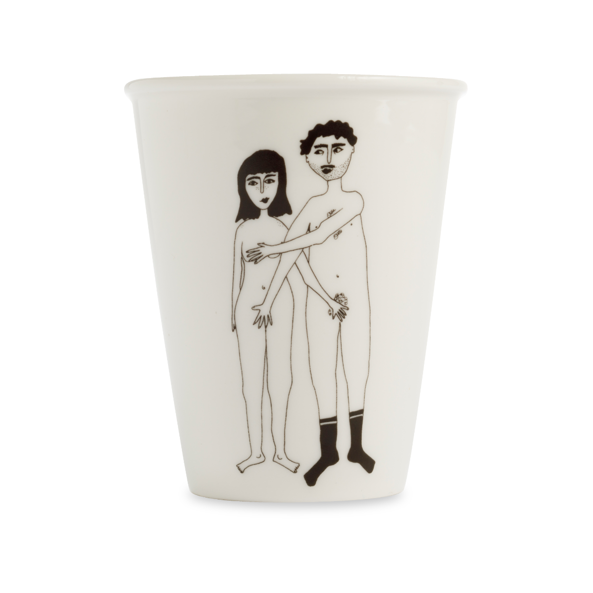 Cup naked couple