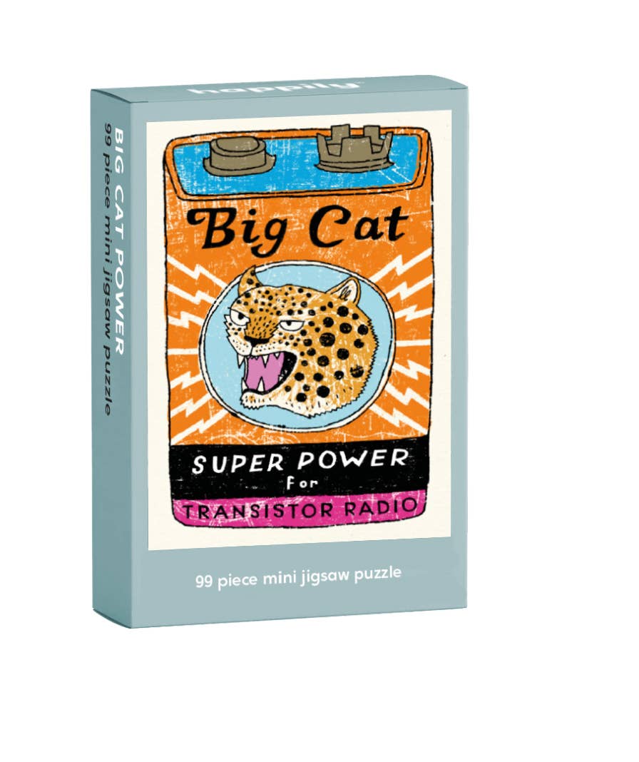 Big Cat Power - 99 Piece Mini Cat Jigsaw Puzzle