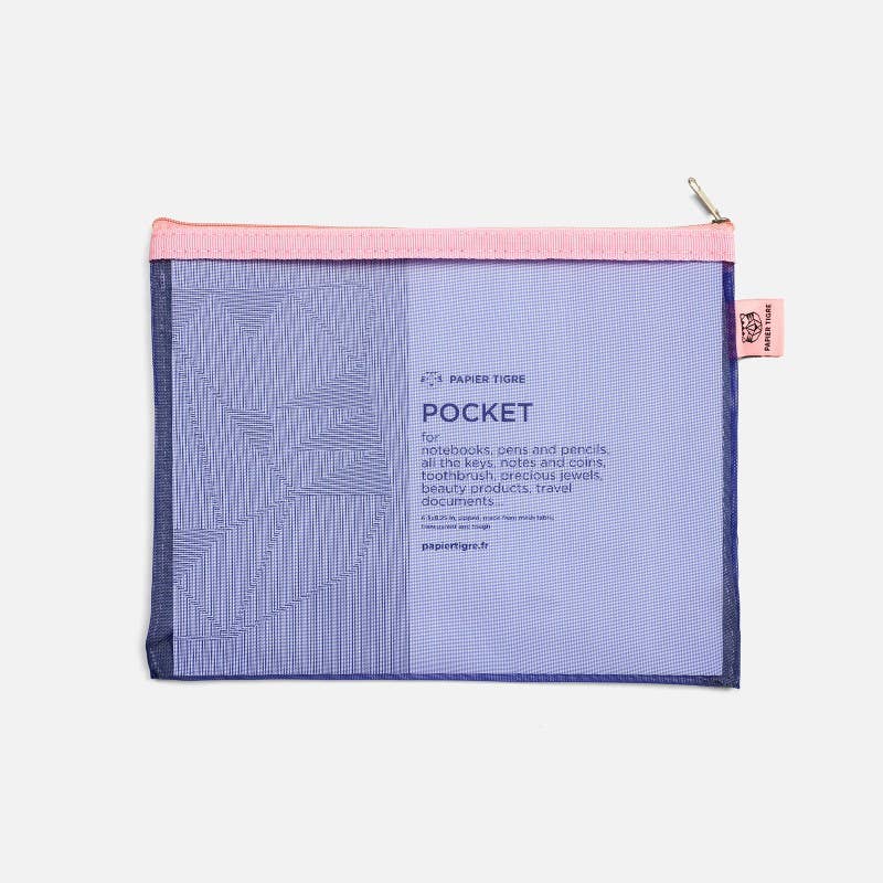 Mesh Pocket - M: INDIGO