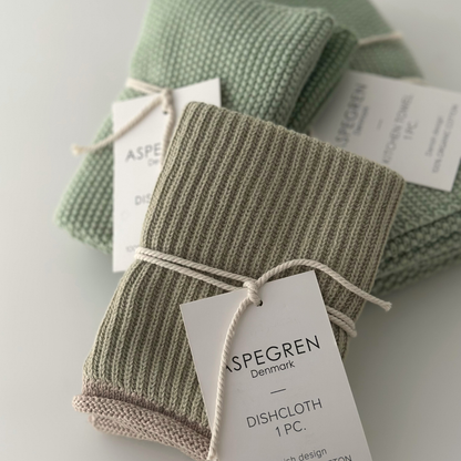 Knitted Dishcloths – Solid – For Modern Kitchens: 25x25 cm