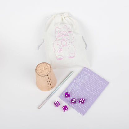 Dice Game LILA 5-piece Set
