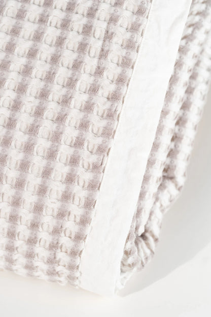 Waffle 100% Cotton Blanket/ Bed Cover