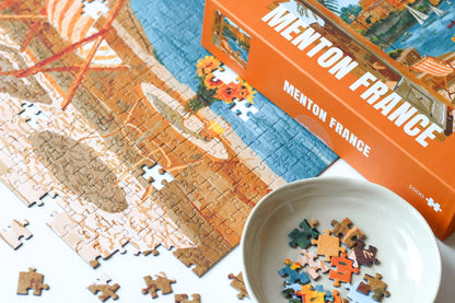 Puzzle Menton, France, 1000 pieces