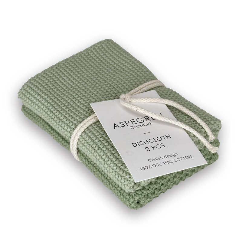 Knitted Dishcloths – Solid – For Modern Kitchens: 25x25 cm