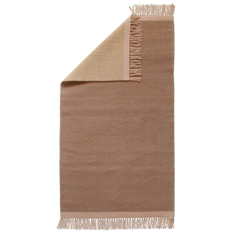 Rug - Kelim - Solid Clay - 70x130cm: 70x130 cm.