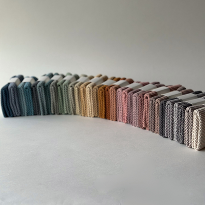 Knitted Dishcloths – Solid – Soft Knit Texture: 25x25 cm