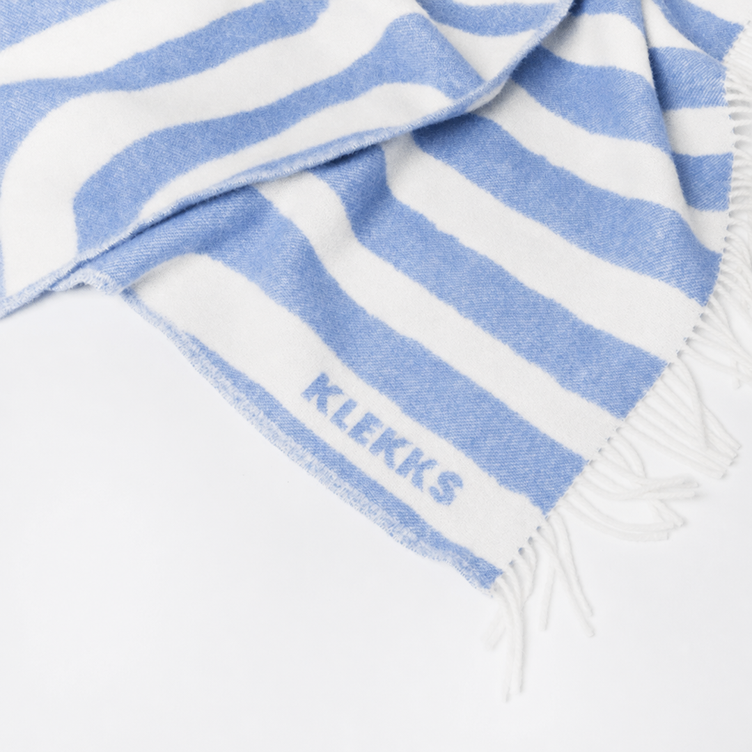 Klekks No. 34 - Wool blanket: Grün