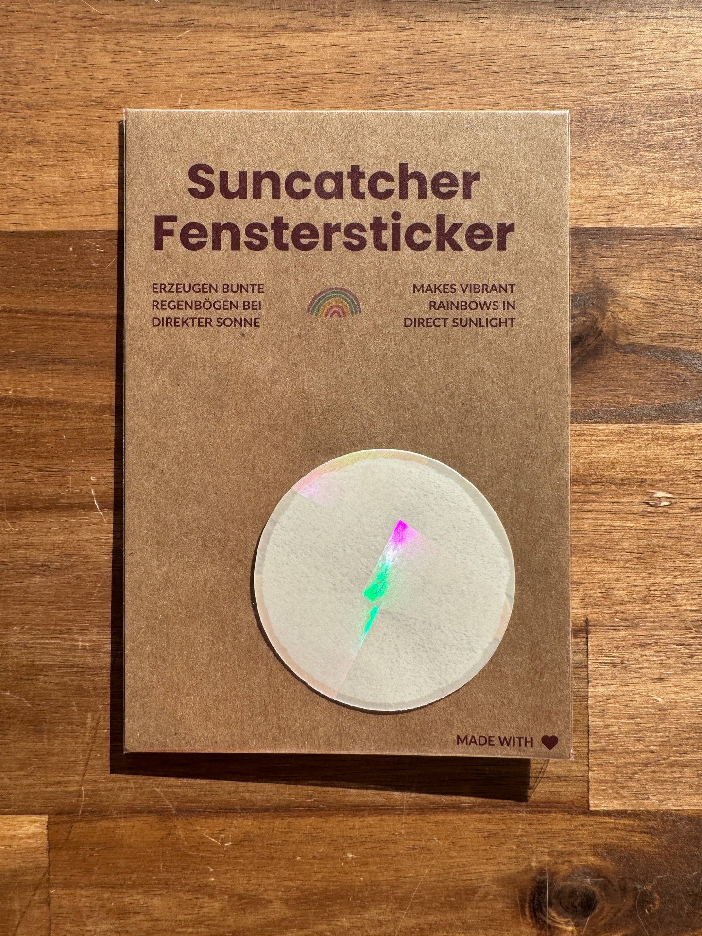 Suncatcher Window Sticker Circle, Prism Sticker