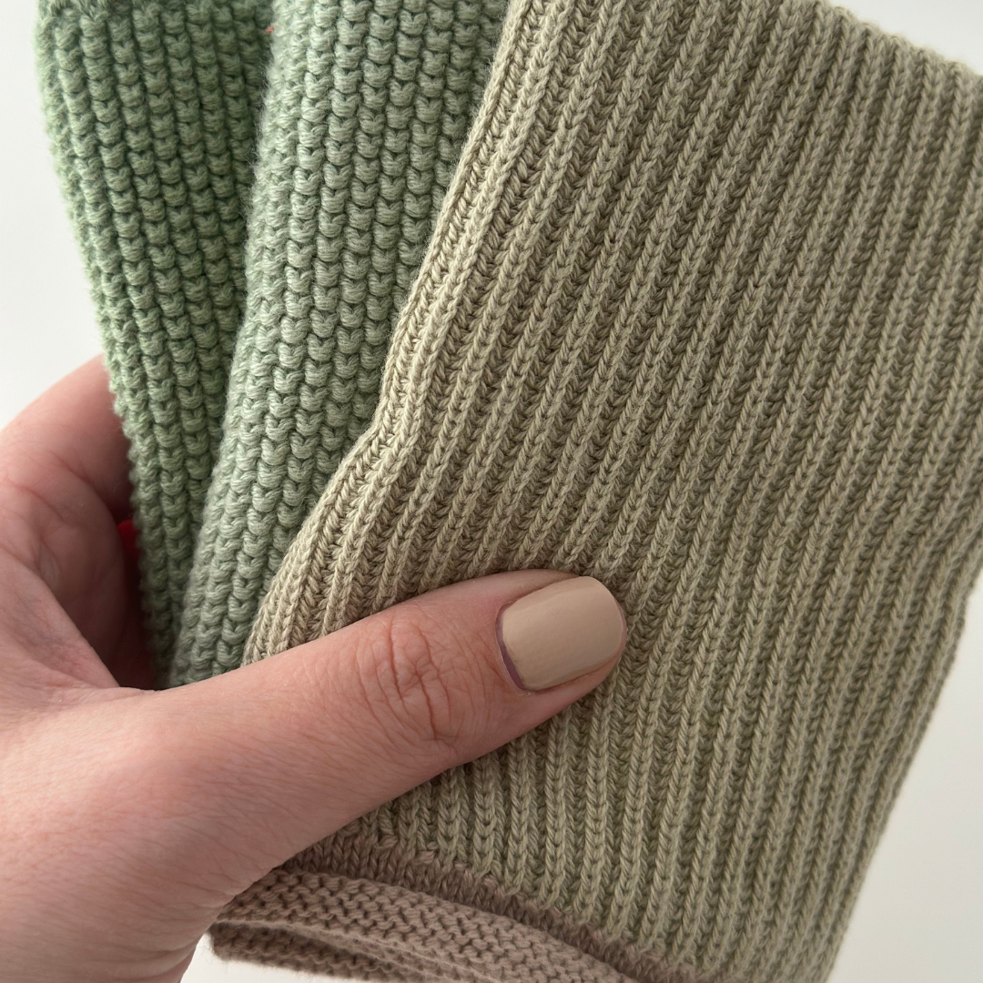 Knitted Dishcloths – Solid – For Modern Kitchens: 25x25 cm