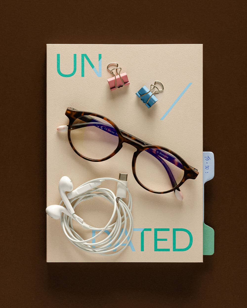 Undated Planner: Bright Red / Frames