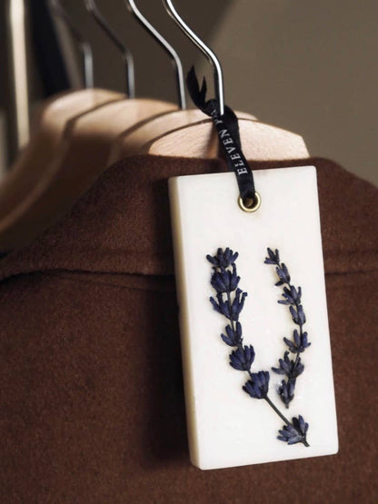 03 Lavender Palo Santo and Saffran. Closet Wax Bar Freshener: Small