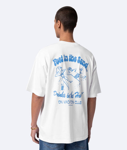 Beach Day T-Shirt - White: White / L