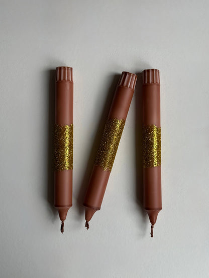 DIP DYE CANDLES SET OF 3