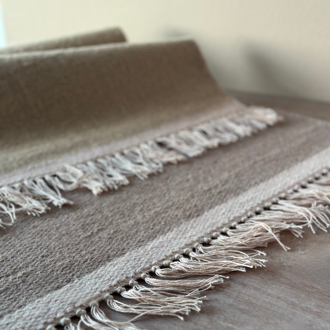 Rug - Kelim - Solid Clay - 70x130cm: 70x130 cm.