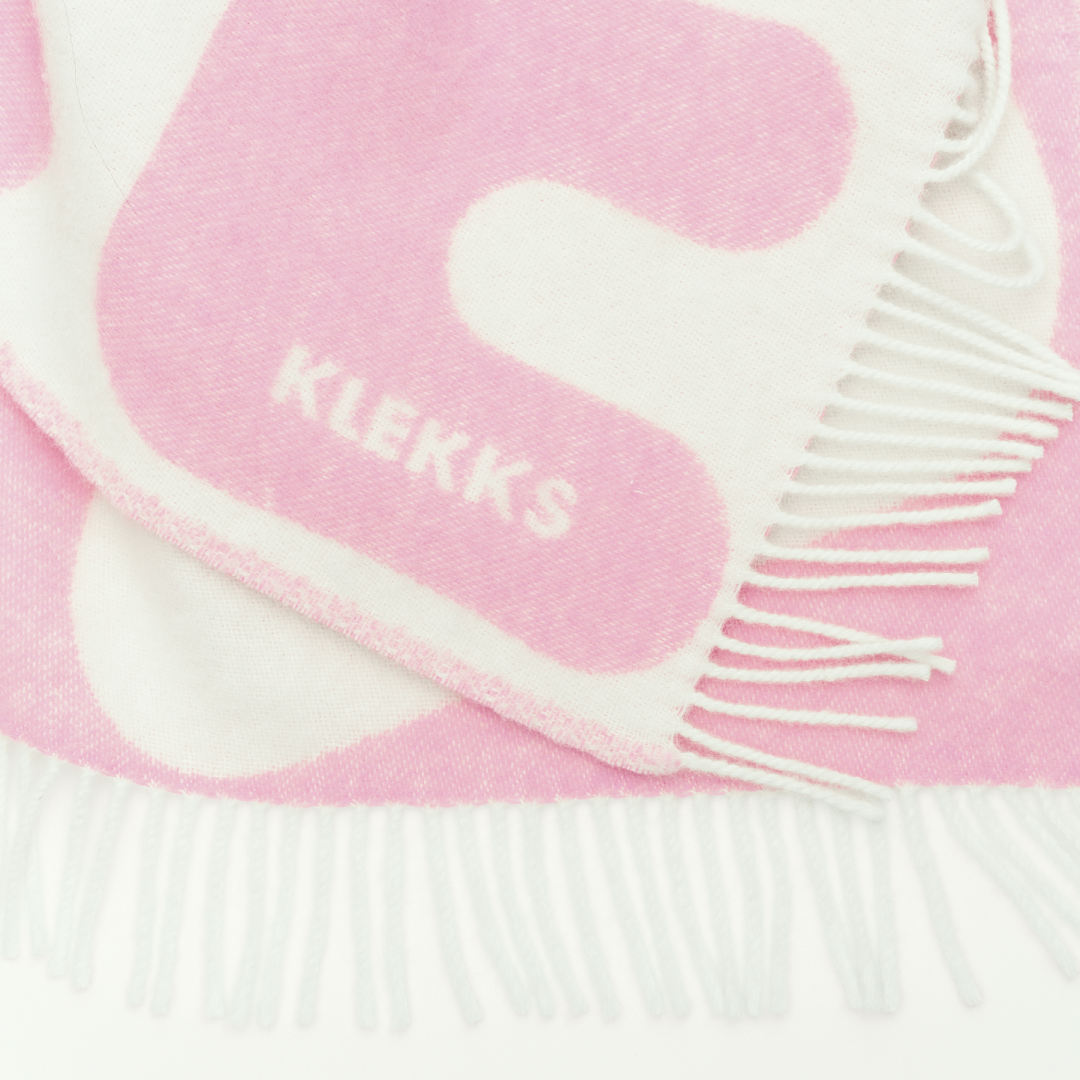 Klekks No. 11 - Wool Blanket: Red