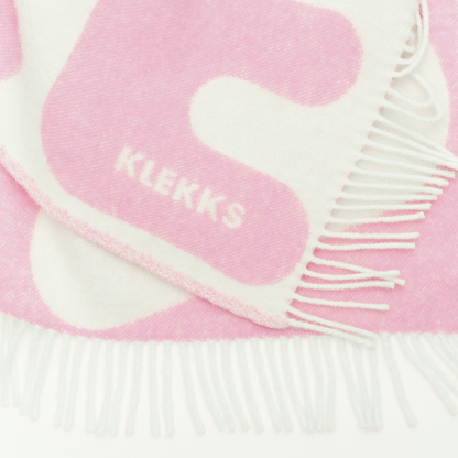 Klekks No. 11 - Wool Blanket: Red