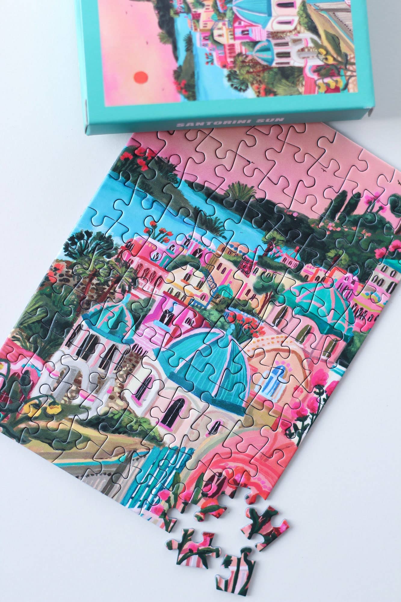 Santorini Sun mini-puzzle, 99 pieces