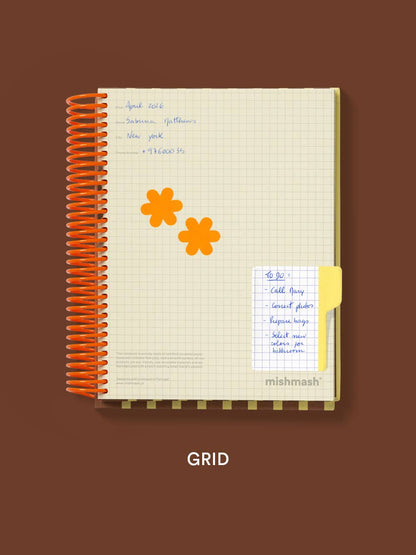 Loop Coil Notebook: Lined