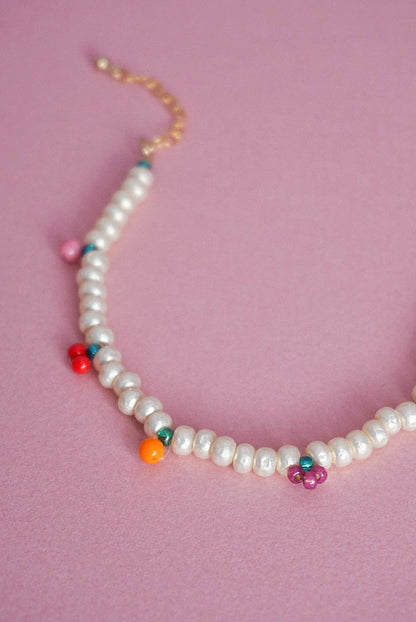 Fruit Garden - glass pearl bracelet