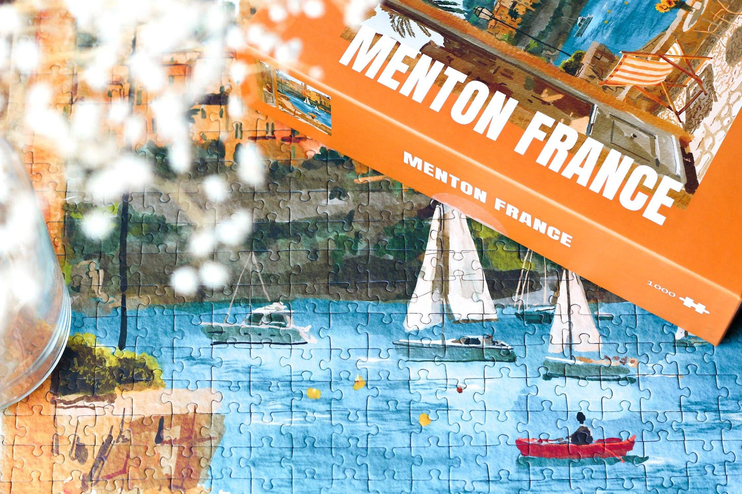 Puzzle Menton, France, 1000 pieces