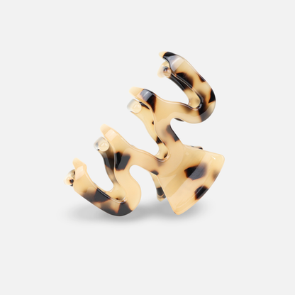 Hair clip - Wave Cheetah