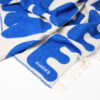 Klekks No. 11 - Wool Blanket: Red