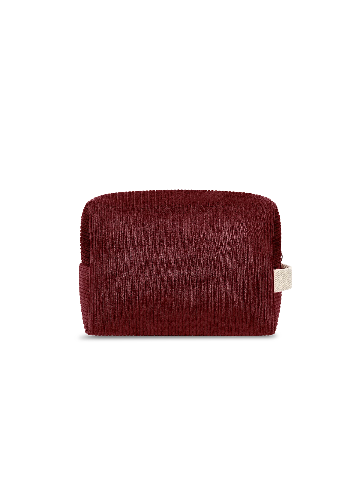 Leon burgundy velour toiletry bag