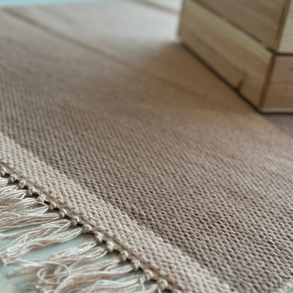 Rug - Kelim - Solid Clay - 70x130cm: 70x130 cm.