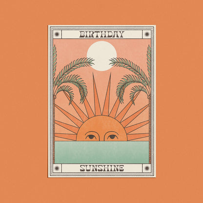 Birthday Sunshine Card: Cello-free