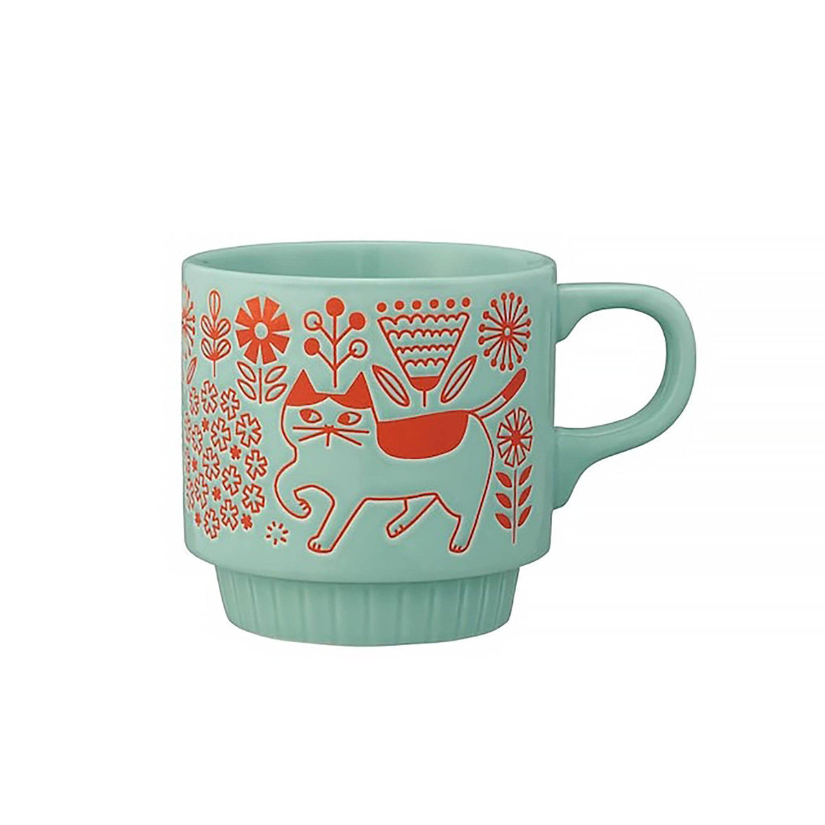 Decole Keramiktasse mit Katzen-Laufmuster: Dans la rue