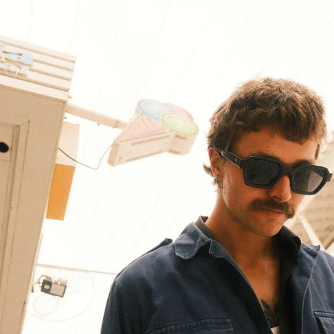 The AK Sunglasses -  Shiny Black